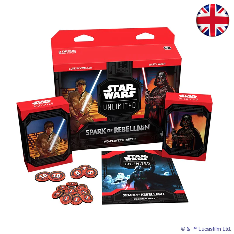 Star Wars Unlimited - La chispa de la rebelión - Caja inicio 2 jugadores (Inglés)