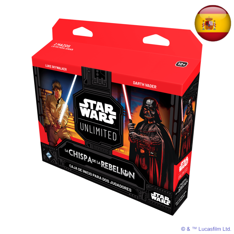 Star Wars Unlimited - La chispa de la rebelión - Caja inicio 2 jugadores (Español)