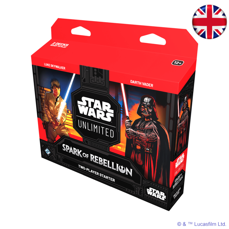 Star Wars Unlimited - La chispa de la rebelión - Caja inicio 2 jugadores (Inglés)