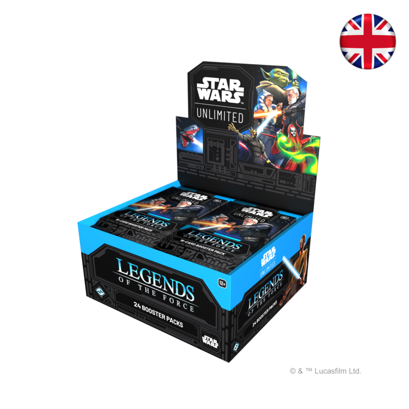 Star Wars Unlimited - Leyendas de la Fuerza - Caja de sobres (Inglés)