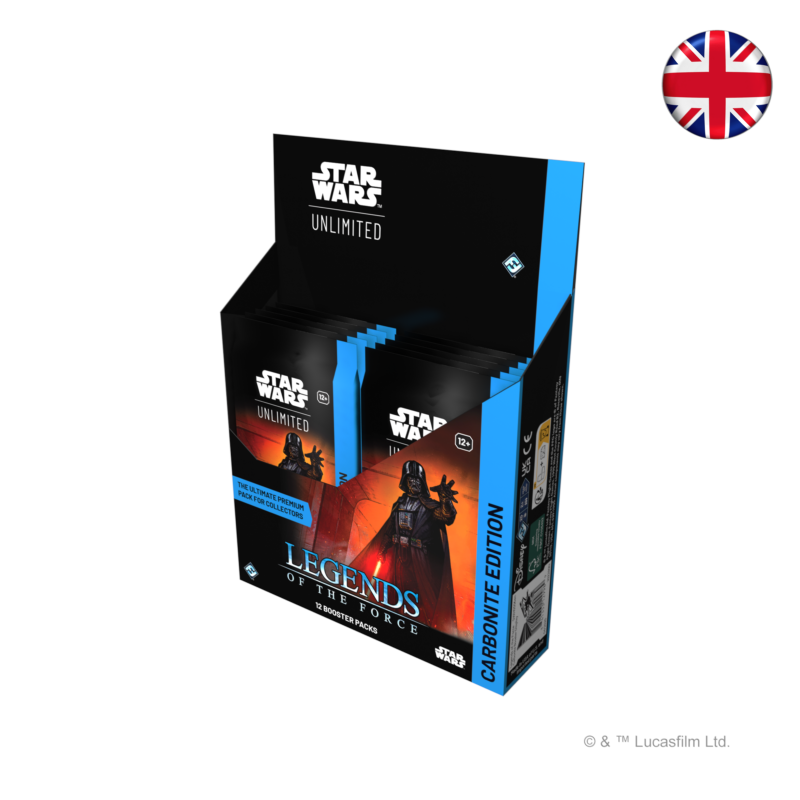 Star Wars Unlimited - Leyendas de la Fuerza - Caja de sobres Carbonite (Inglés)
