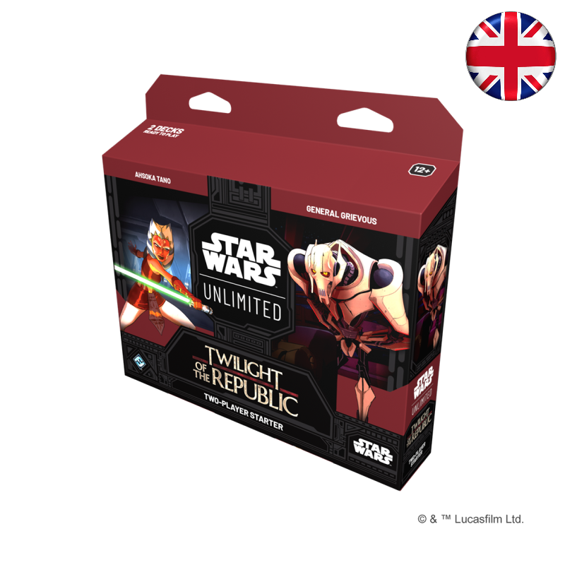 Star Wars Unlimited - El Ocaso de la República - Caja inicio 2 jugadores (Inglés)