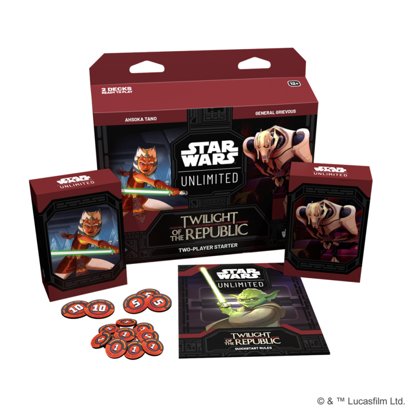 Star Wars Unlimited - El Ocaso de la República - Caja inicio 2 jugadores (Inglés)