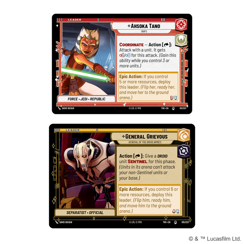 Star Wars Unlimited - El Ocaso de la República - Caja inicio 2 jugadores (Inglés)