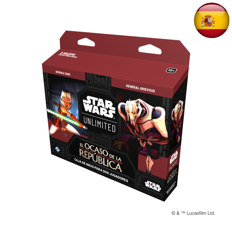 Star Wars Unlimited - El Ocaso de la República - Caja inicio 2 jugadores (Español)