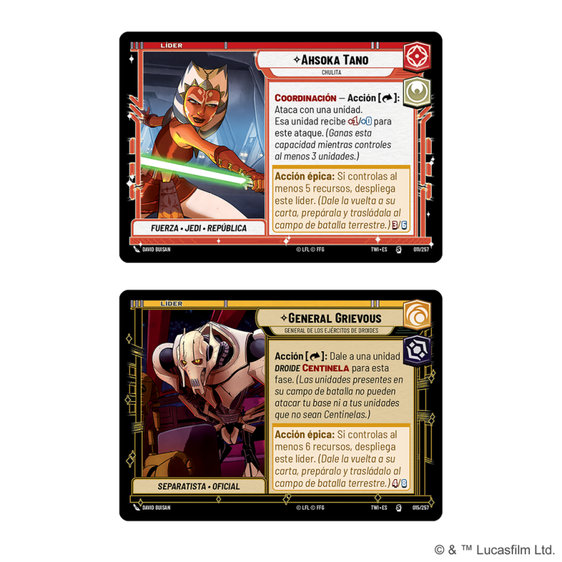 Star Wars Unlimited - El Ocaso de la República - Caja inicio 2 jugadores (Español)