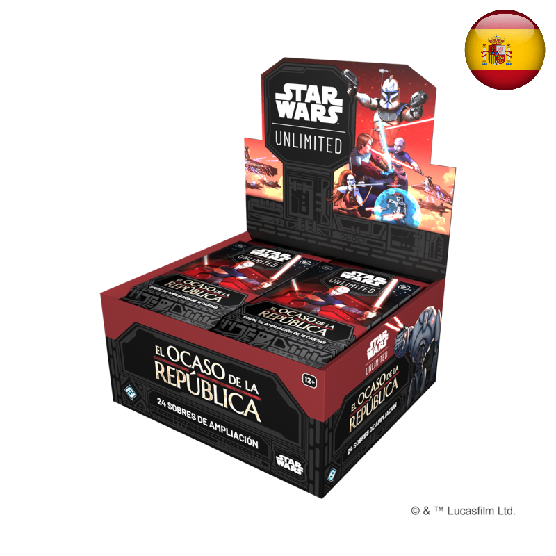 Star Wars Unlimited - El Ocaso de la República - Caja de sobres (Español)