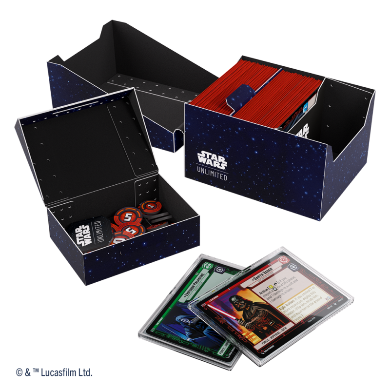 Gamegenic - Star Wars: Unlimited - Twin Sun Soft Crate - Card Back Blue