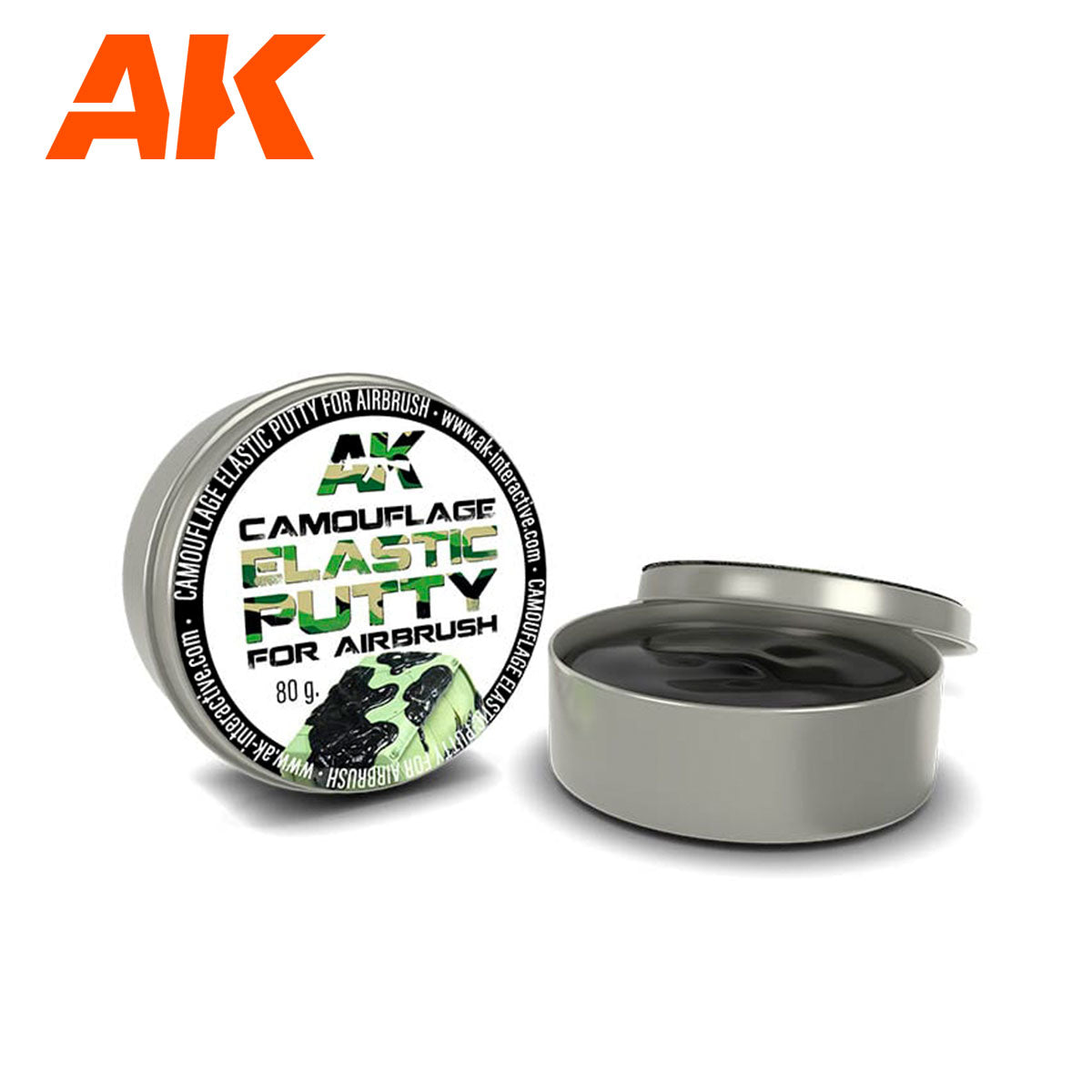 Camouflage elastic putty