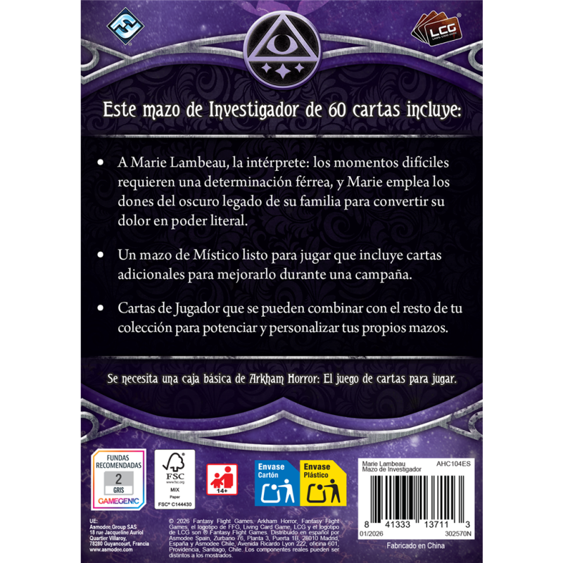 Mazo de investigador - Marie Lambeau