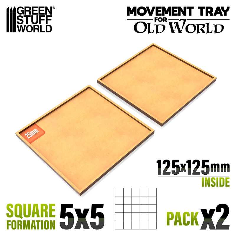 Bandejas de Movimiento DM - 125x125mm