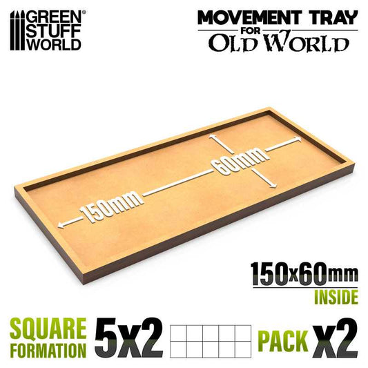 Bandejas de Movimiento DM - 150x60mm
