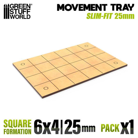 Bandejas de Movimiento DM - Slimfit Cuadradas 150x100mm