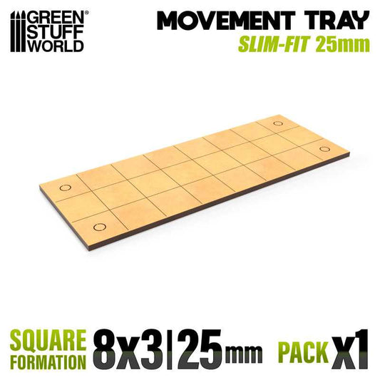 Bandejas de Movimiento DM - Slimfit Cuadradas 200x75mm