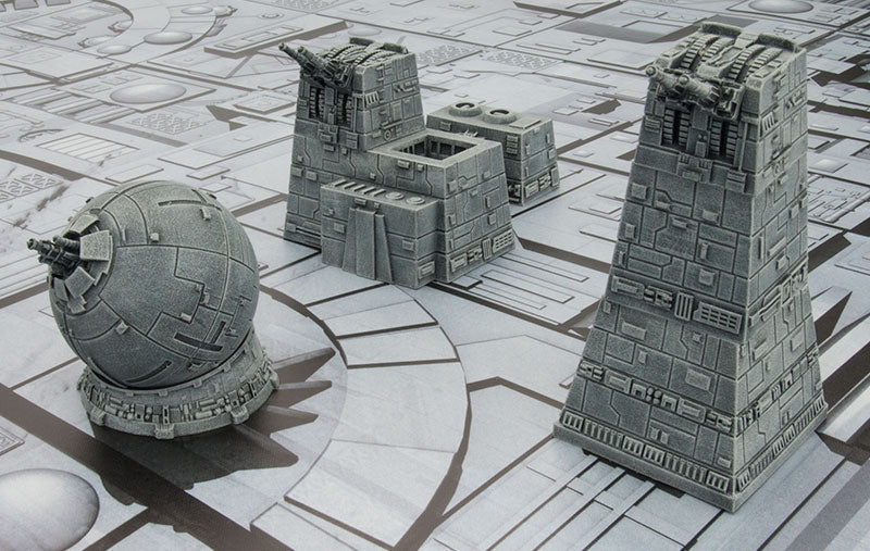 Battlefield in a box - Space station lasers