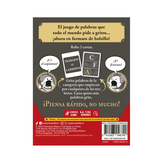 Bibliotecarios Gritones ed. Grab & Game