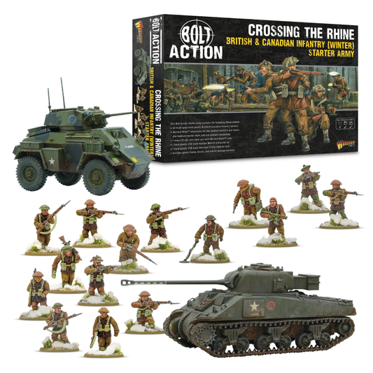 'Crossing the Rhine' - British & Canadian infantry (Winter) Starter Army