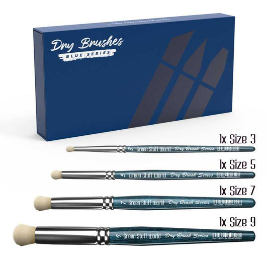 Green Stuff World - Set Pinceles Pincel Seco (Blue Series)