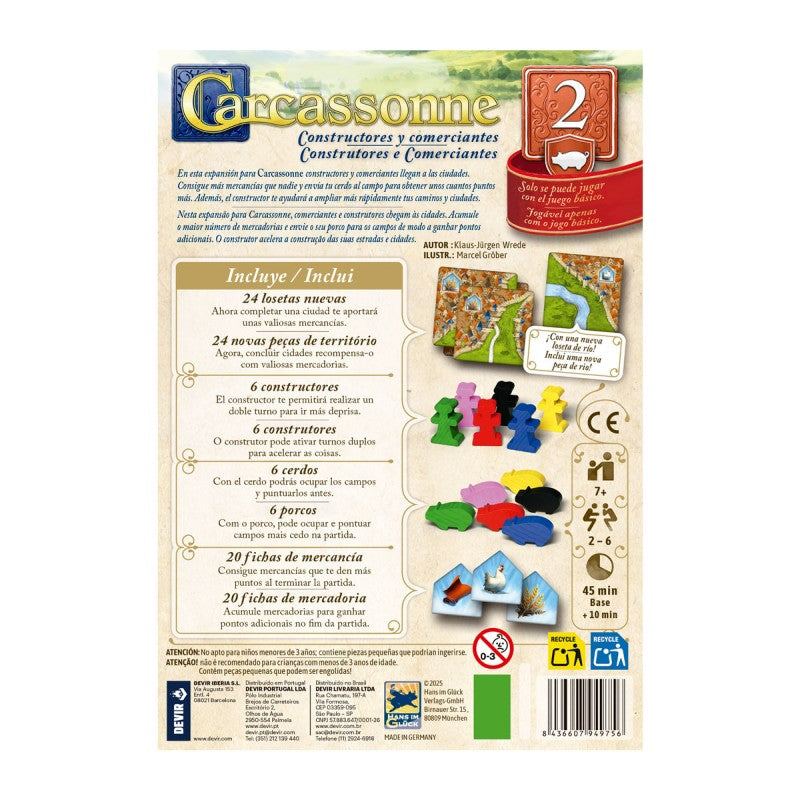Carcassonne - Constructores (Exp. 2)