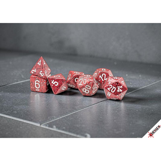 Chessex - Set de 7 dados - Speckled Lava Stone