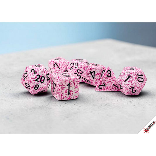 Chessex - Set de 7 dados - Speckled Pink