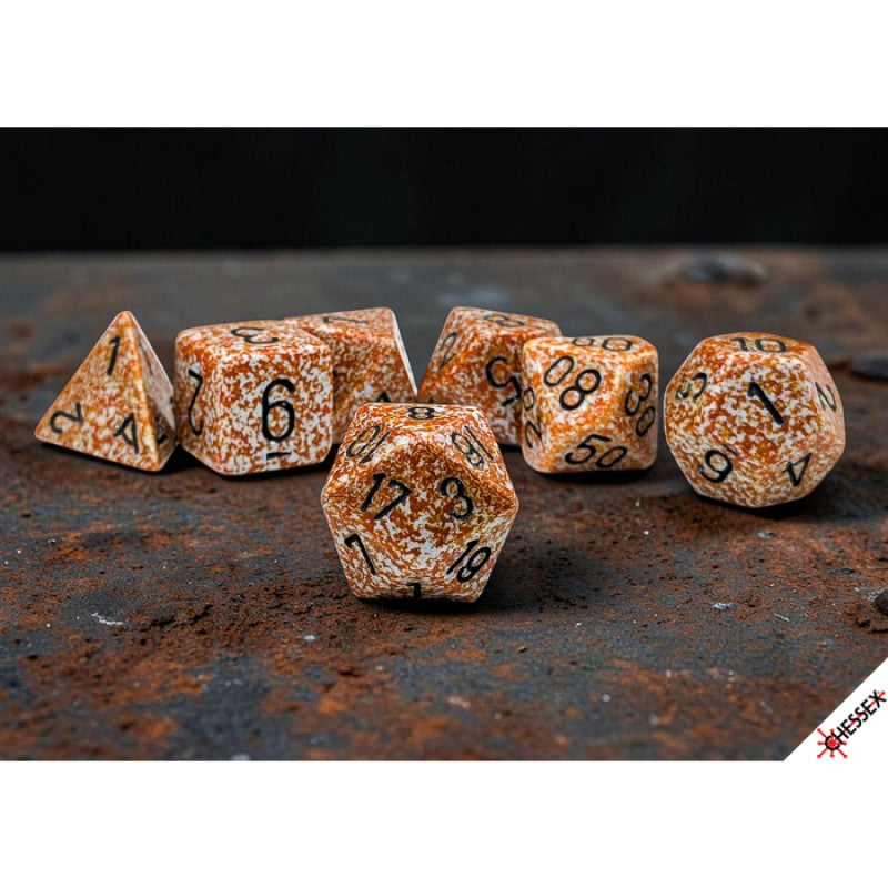 Chessex - Set de 7 dados - Speckled Rust