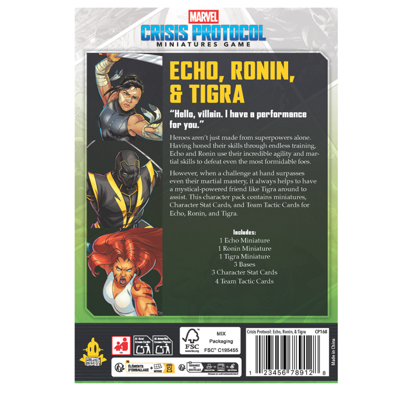 Crisis Protocol - Echo, Ronin & Tigra