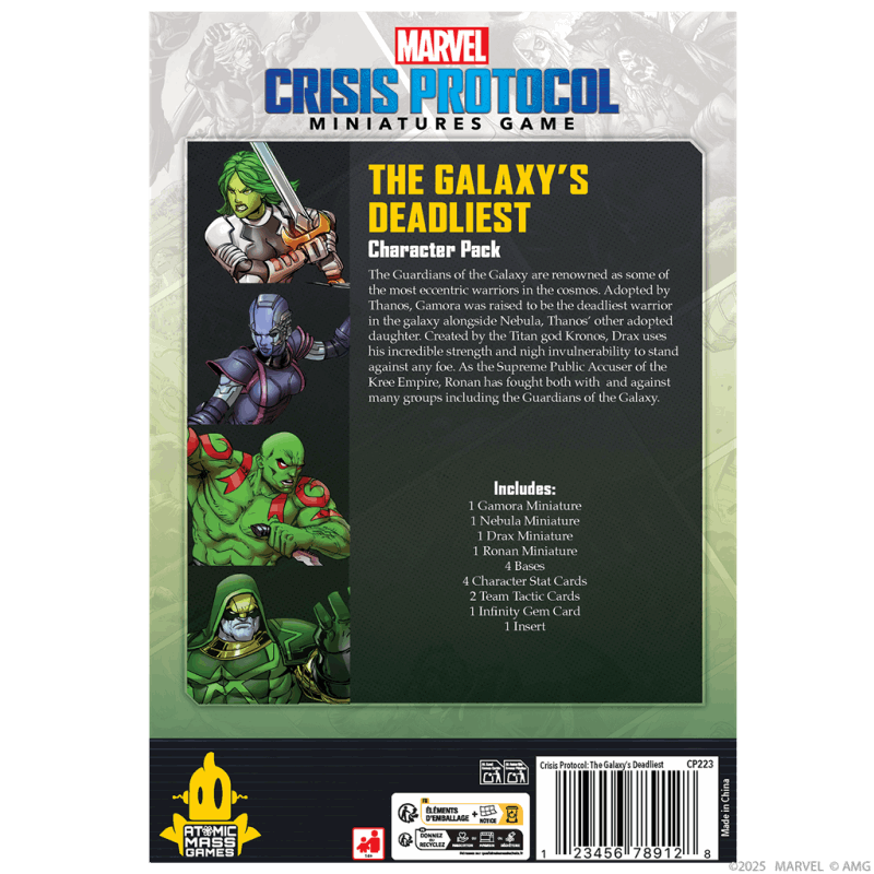Crisis Protocol - Guardians of the Galaxy Affiliation Pack 2
