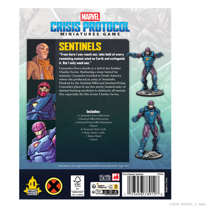 Crisis Protocol - Sentinels Affiliation Pack