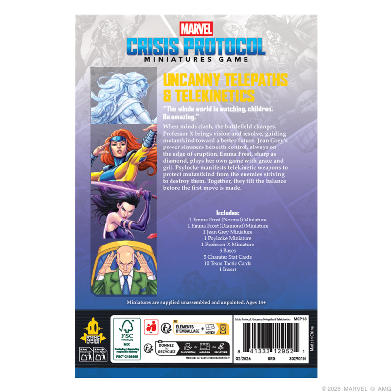 Crisis Protocol - Uncanny Telepaths & Telekinetics