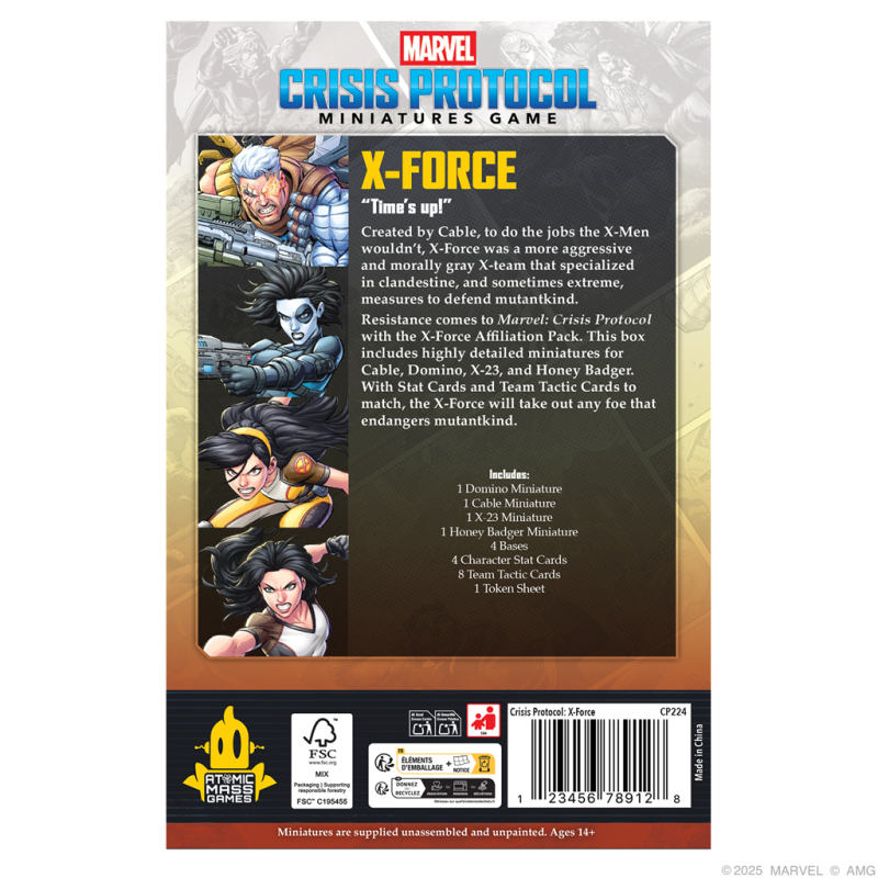 Crisis Protocol - X-Force Affiliation Pack