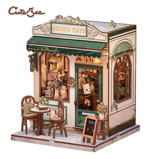 DIY Miniature House - City Walk - Sunny Cafe