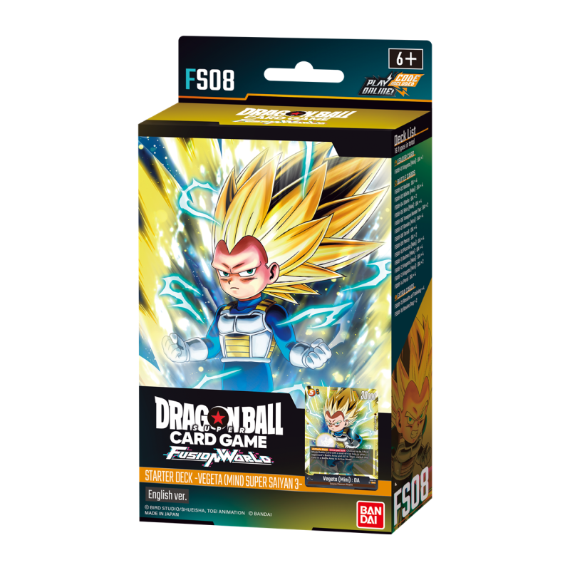 Dragon Ball Super TCG - Fusion World Starter Deck 08 - Vegeta (mini) Super Saiyan 3 (FS08)