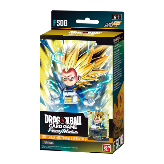 Dragon Ball Super TCG - Fusion World Starter Deck 08 - Vegeta (mini) Super Saiyan 3 (FS08)
