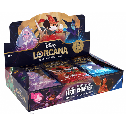 Disney Lorcana - The First Chapter - Caja de sobres (24 packs) (Inglés)
