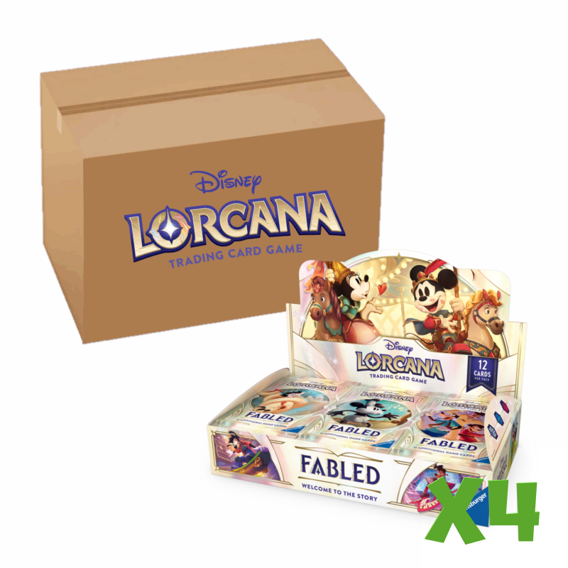 Disney Lorcana - Fabled - Complete Case (4 cajas de sobres)