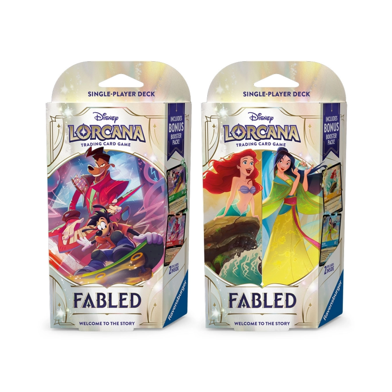 Disney Lorcana - Fabled - Mazos de Inicio (Inglés)