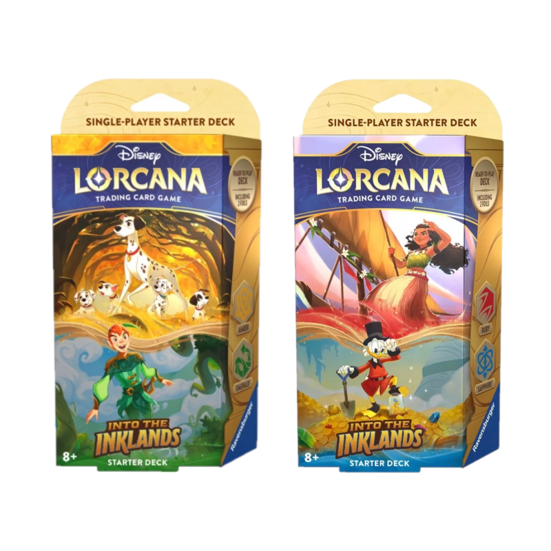 Disney Lorcana - Into the Inklands - Mazos de Inicio (Inglés)