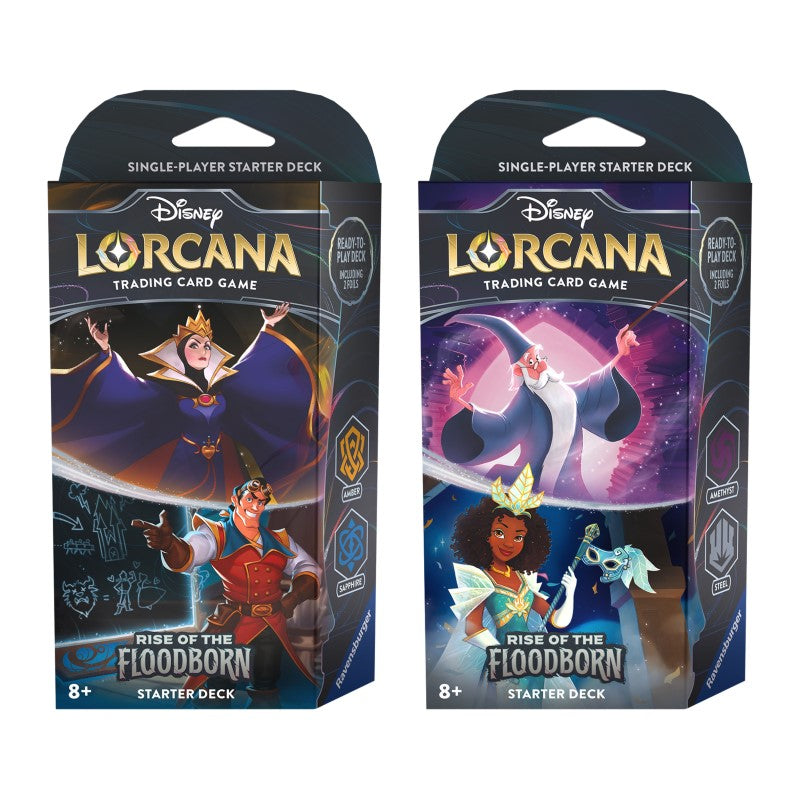 Disney Lorcana - Rise of the Floodborn - Mazos de Inicio (Inglés)