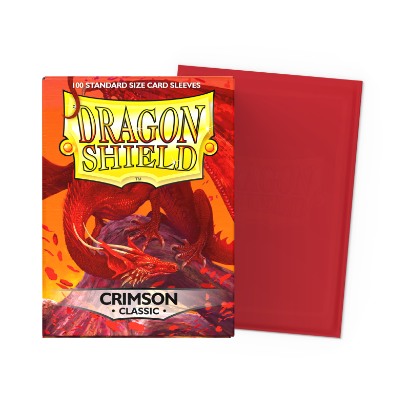 Dragon Shield - Standard Sleeves - Classic Crimson (100 Sleeves)