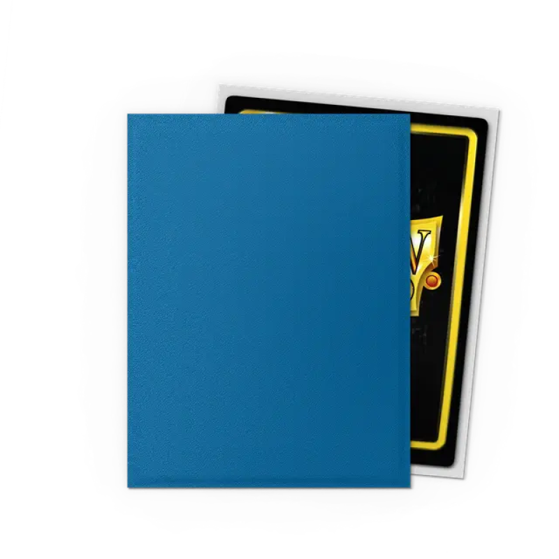 Dragon Shield - Standard Sleeves - Dual Matte - Cobalt Silver (100 Sleeves)