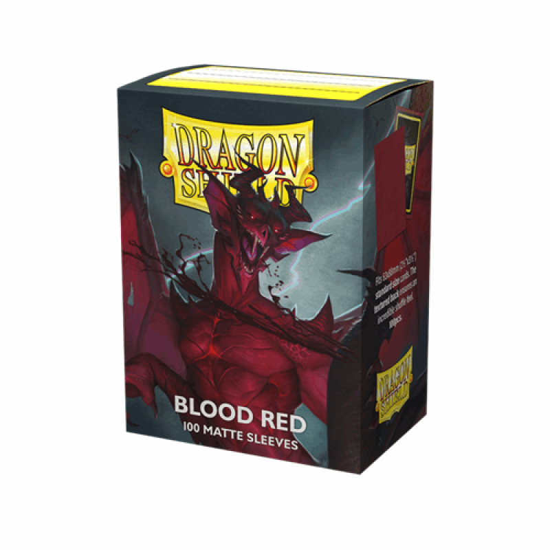 Dragon Shield - Standard Sleeves - Blood Red 'Simurag' (100 Sleeves)