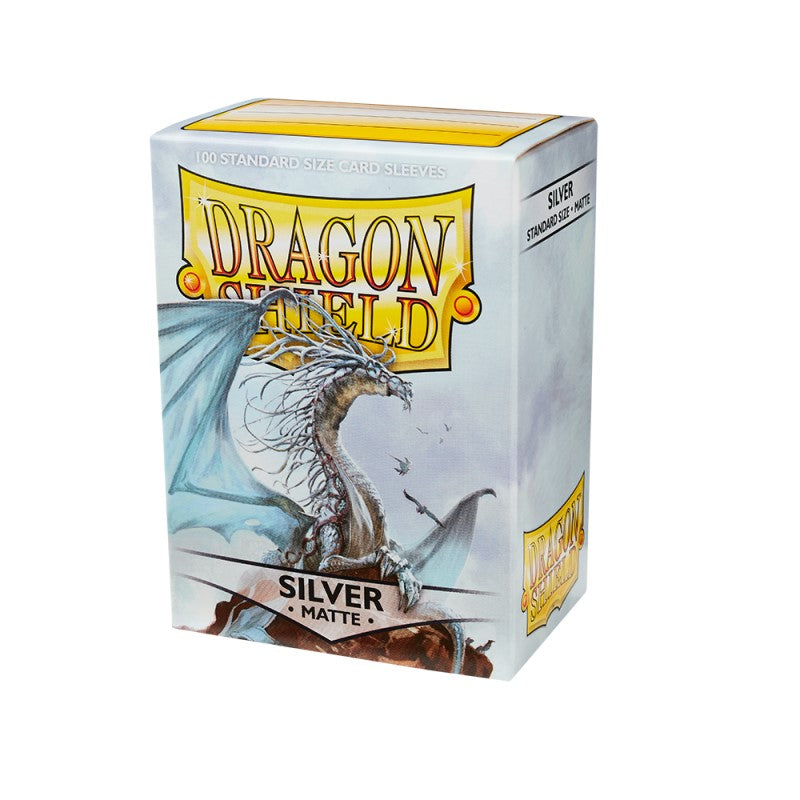 Dragon Shield - Standard Sleeves - Matte Silver (100 Sleeves)