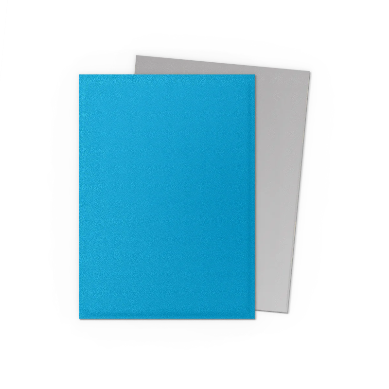 Dragon Shield - Standard Sleeves - Dual Matte Sky Blue & Silver (100 Sleeves)