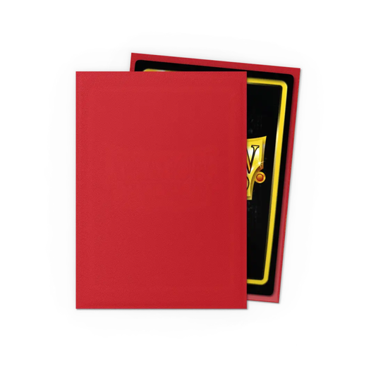 Dragon Shield - Standard Sleeves - Matte Ruby (100 Sleeves)