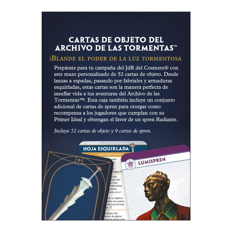 El Archivo de las Tormentas - Cartas de objeto