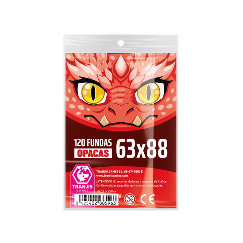 Fundas Dragón Rojo (63X88mm)