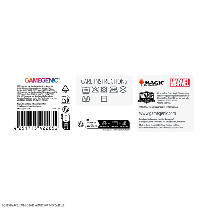 Gamegenic - Magic: The Gathering - Shiny Playmat - Spider-Man Swamp