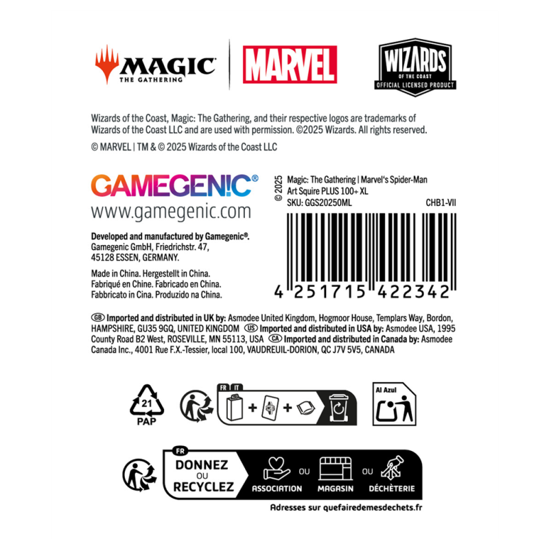 Gamegenic - Magic: The Gathering - Art Squire PLUS 100+ XL