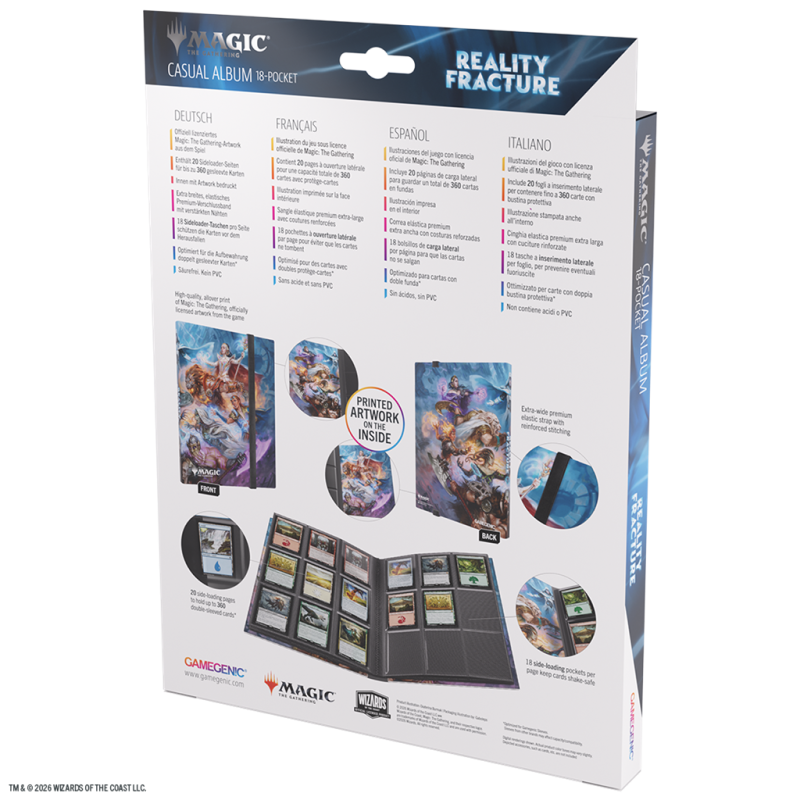 Gamegenic - Magic: The Gathering Reality Fracture - Casual Album 18-Pocket - Face Yourself